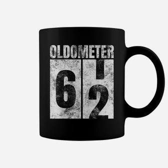 Oldometer 61-62 Yrs Old Man Woman Bday Graphic 62Nd Birthday Coffee Mug | Crazezy