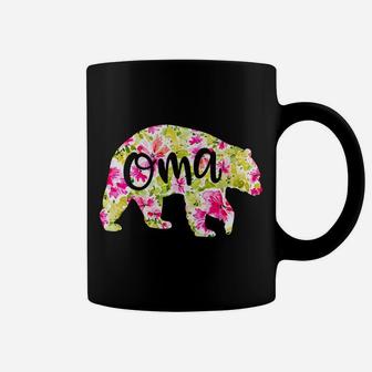 Oma Bear Tshirt For Women Grandma Christmas Gift Grandkid Coffee Mug | Crazezy