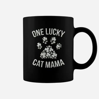 One Lucky Cat Mama Coffee Mug | Crazezy