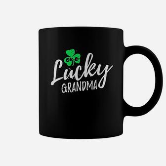 One Lucky Grandma S Patricks Day Shamrock Pajama Gift Coffee Mug | Crazezy