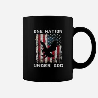 One Nation Under God Flag Coffee Mug | Crazezy