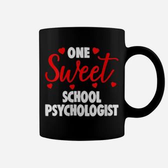 One Sweet School Psychologist Valentines Day Coffee Mug - Monsterry AU
