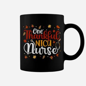 One Thankful Nicu Nurse Thanksgiving Day Nurse Cute Gifts Coffee Mug | Crazezy