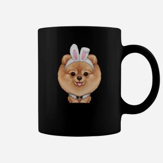 Orange Pomeranian In The Easter Bunny Costume Coffee Mug - Thegiftio UK