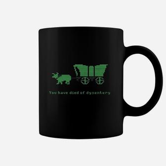 Oregon Trail You Died Of Dysentery Coffee Mug - Thegiftio UK