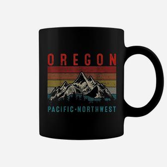Oregon Vintage Mountains Hiking Pacific Northwest Coffee Mug | Crazezy CA