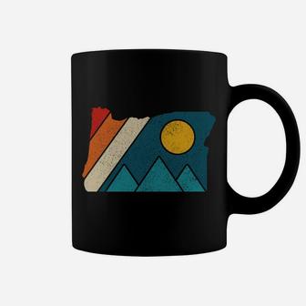 Oregon Vintage State Map Mountains Hiking Nature Pride Gift Coffee Mug | Crazezy UK