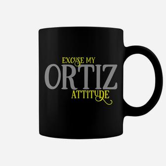 Ortiz Vintage Funny Attitude Proud Family Reunion Surname Coffee Mug | Crazezy DE