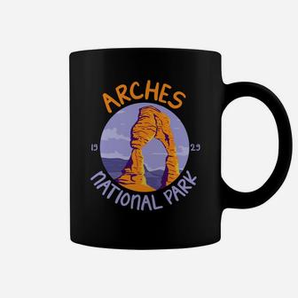 Outdoor National Park Tshirt Arches 1929 Moab Utah Coffee Mug | Crazezy UK
