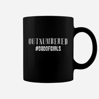 Outnumbered Dad Of Girls Coffee Mug | Crazezy DE