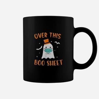 Over This Boo Sheet Coffee Mug | Crazezy AU