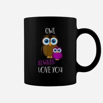 Owl Always Love You Romantic And Adorable Owl Pun Valentine Coffee Mug - Monsterry DE