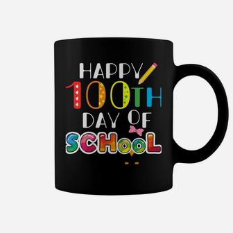 Owl With Bow Happy 100Th Day Of School Teacher & Student Coffee Mug | Crazezy AU