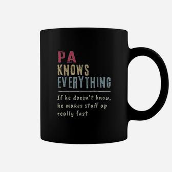 Pa Know Everything Grandpa Gift Coffee Mug - Thegiftio UK