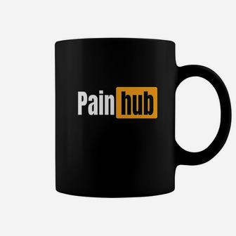 Pain Hub A Funny Painhub Parody Coffee Mug | Crazezy