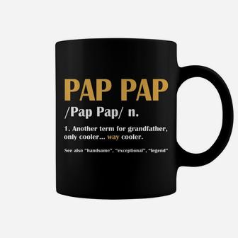 Pap Pap Definition Noun Grandparents Day Funny Grandpa Gift Coffee Mug | Crazezy