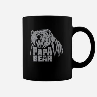 Papa Bear Daddy Father Roaring Grizzly Fathers Day Gift Coffee Mug | Crazezy AU