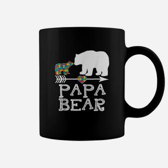 Papa Bear Men Father Daddy Awareness Coffee Mug | Crazezy