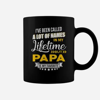 Papa Is My Favorite Name New Grandpa Papa Xmas Coffee Mug - Monsterry CA