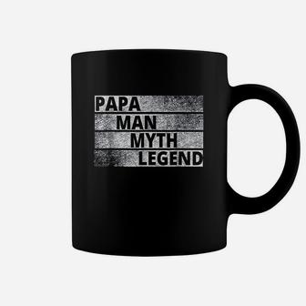 Papa The Man The Myth Legend Coffee Mug | Crazezy AU