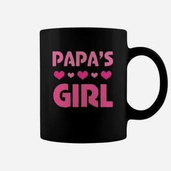 Papas Girl Granddaughter Gift Coffee Mug | Crazezy CA