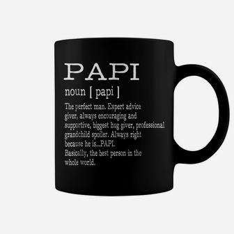 Papi Definition Grandpa Father's Day Gifts - Men Coffee Mug | Crazezy