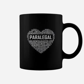 Paralegal Heart Coffee Mug | Crazezy