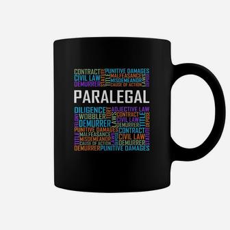 Paralegal Words Gift Paralegals Gifts Law Attorney Assistant Coffee Mug - Thegiftio UK