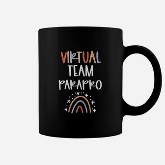 Paraprofessional Teacher Gift Virtual Team Pararpro Rainbow Coffee Mug | Crazezy CA