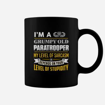 Paratrooper Im A Grumpy Old Paratrooper Coffee Mug - Thegiftio UK