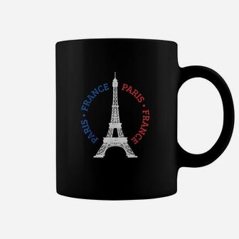 Paris France Eiffel Tower French Flag Coffee Mug | Crazezy DE