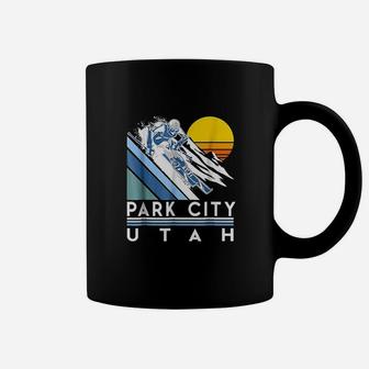 Park City Utah Retro Ski Coffee Mug | Crazezy