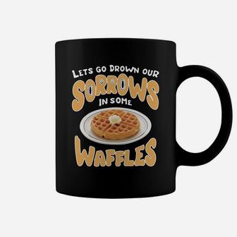 Parks And Recreation "drown Our Sorrows In Some Waffles" Tee Coffee Mug - Thegiftio UK