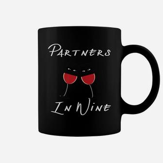 Partners In Wine Funny Matching Wine Top For Friends Coffee Mug - Thegiftio UK