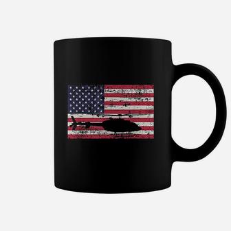 Patriotic Bell 407 Helicopter American Flag Coffee Mug | Crazezy
