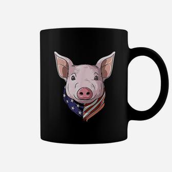 Patriotic Pig American 4Th Of July Pig Usa American Flag Coffee Mug | Crazezy UK