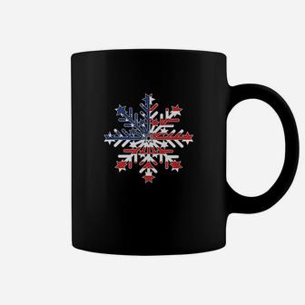 Patriotic Snowflake Coffee Mug - Thegiftio