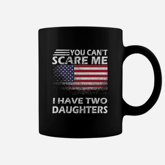 Patriotic Two Daughters Gifts Funny Mom And Dad 2 Daughter Coffee Mug | Crazezy