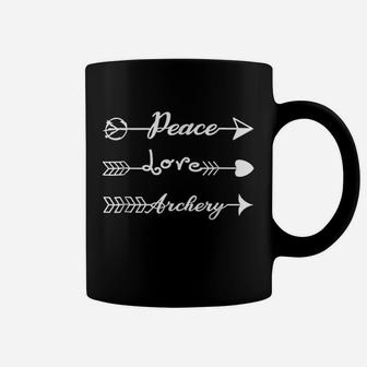 Peace Love Archery Coffee Mug - Thegiftio UK