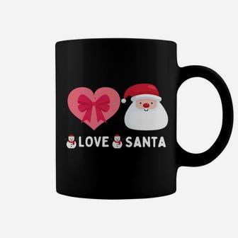 Peace Love Christmas Santa Women Men Kid Cute Holiday Sweatshirt Coffee Mug | Crazezy DE