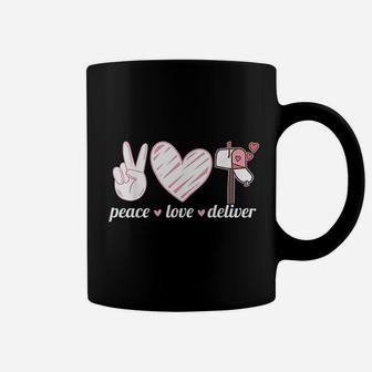 Peace Love Deliver Postal Worker Coffee Mug - Thegiftio UK