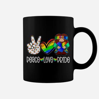 Peace Love Gay Pride Hippie Gnome Rainbow Lgbt Coffee Mug | Crazezy