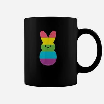 Peeps Rainbow Striped Bunny Peep Coffee Mug | Crazezy UK