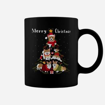 Pembroke Welsh Corgi Christmas Tree Xmas Dog Lover Sweatshirt Coffee Mug | Crazezy AU