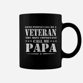 People Call Me Veteran The Most Important Call Me Papa Coffee Mug | Crazezy