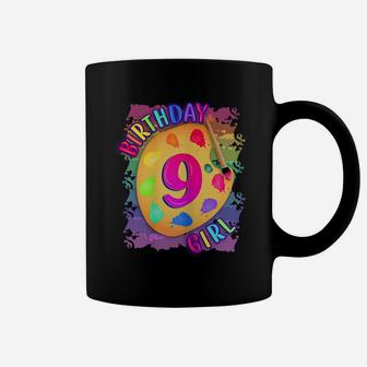 Perfect For A 9 Year Old Birthday Girl To Wear At Her Birthd Coffee Mug | Crazezy