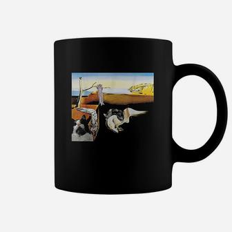 Persistence Of Meowory Funny Melting Cat Classical Art Meme Coffee Mug | Crazezy