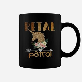 Petal Patrol Wedding Gift Flower Girls Bridal Party Cute Coffee Mug | Crazezy