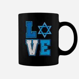 Ph Love Hanukkah Star Of David Happy Chanukkah Coffee Mug - Monsterry