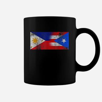 Philippines And Puerto Rican Flag Coffee Mug | Crazezy UK